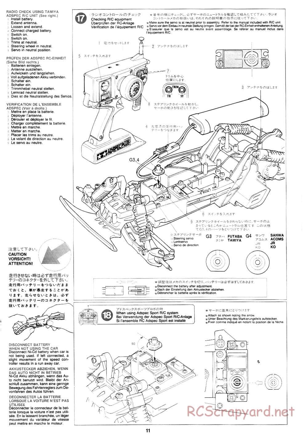 Tamiya - Mad Bull Chassis - Manual - Page 11