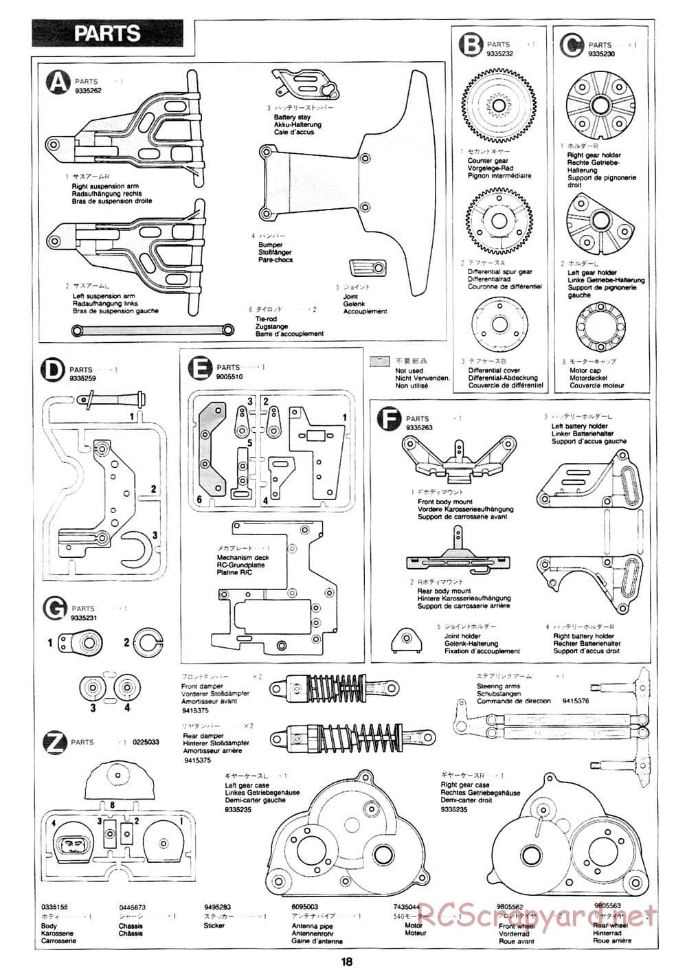 Tamiya - Mad Bull Chassis - Manual - Page 18