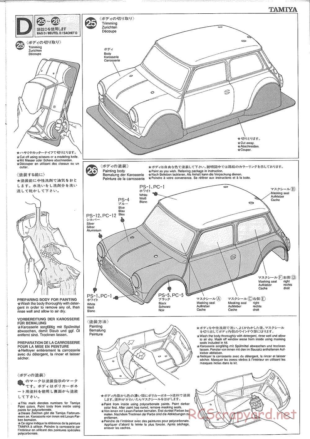 Tamiya - Rover Mini Cooper Racing - M03 Chassis - Manual - Page 13