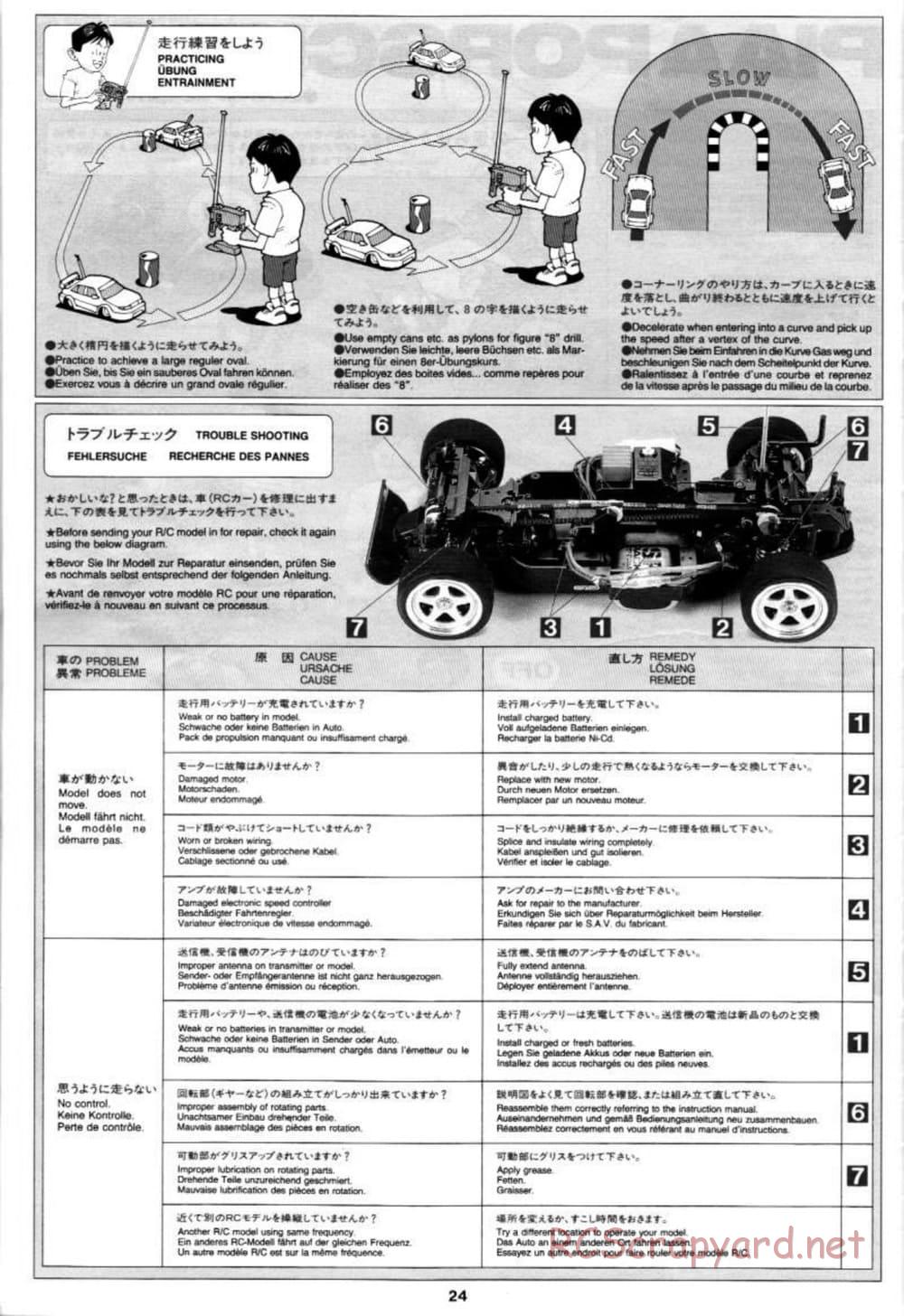 Tamiya - PIAA Porsche 911 - TA-03RS Chassis - Manual - Page 24
