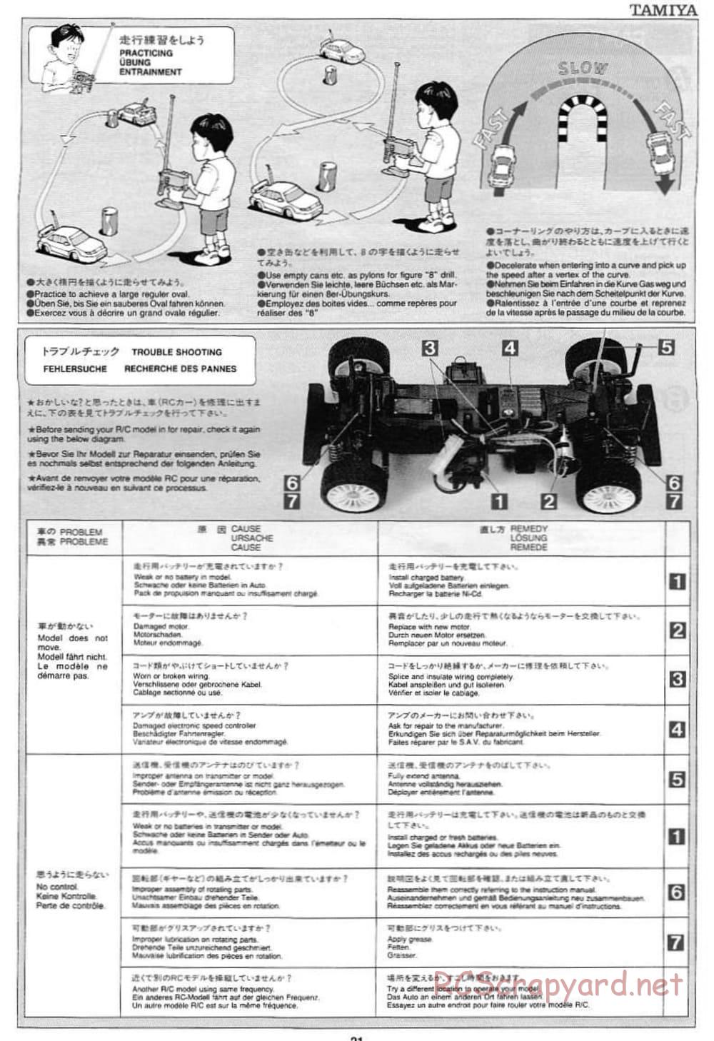 Tamiya - Ford Escort WRC - TL-01 Chassis - Manual - Page 21