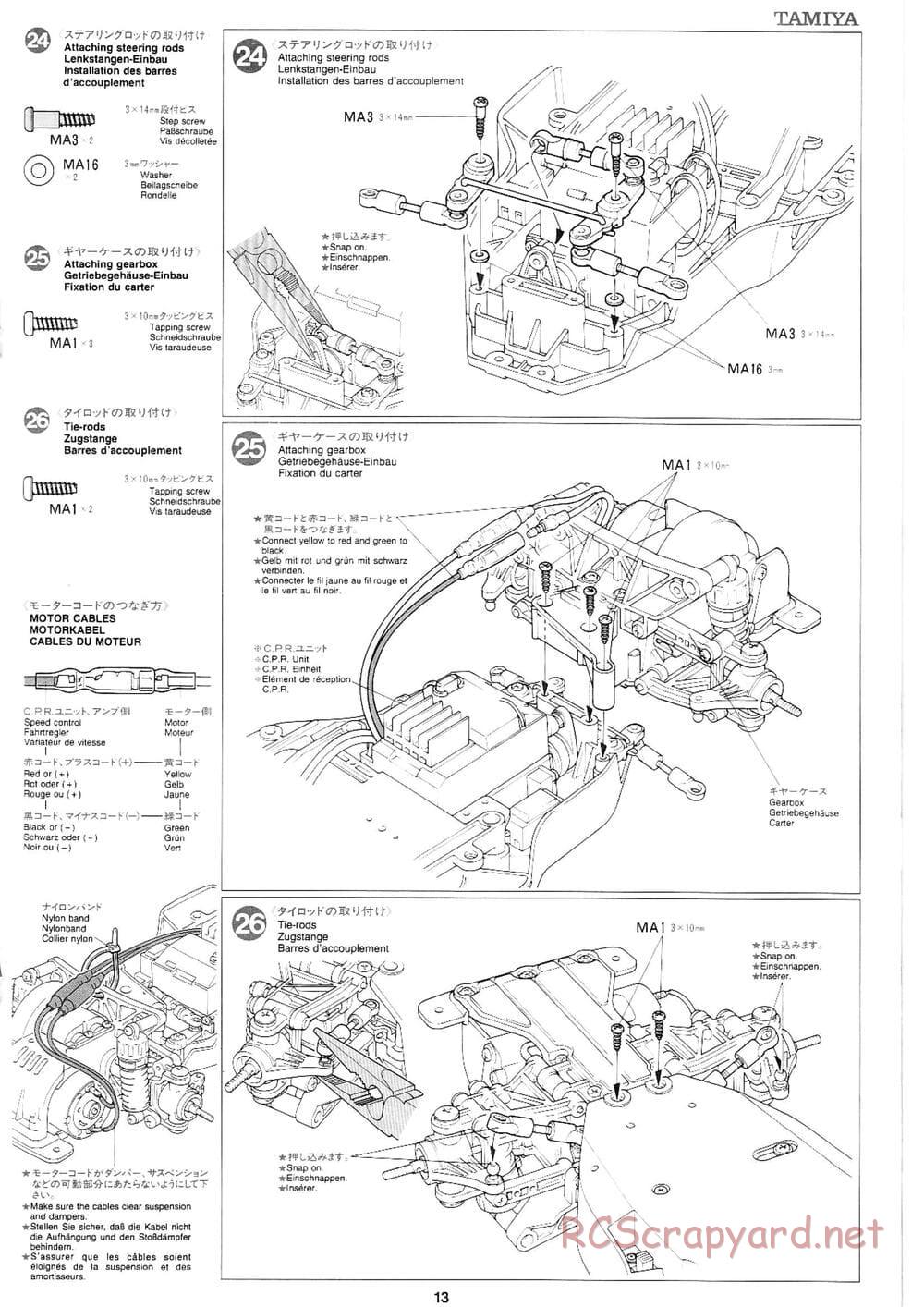 Tamiya - Volkswagen New Beetle - FF-01 Chassis - Manual - Page 11