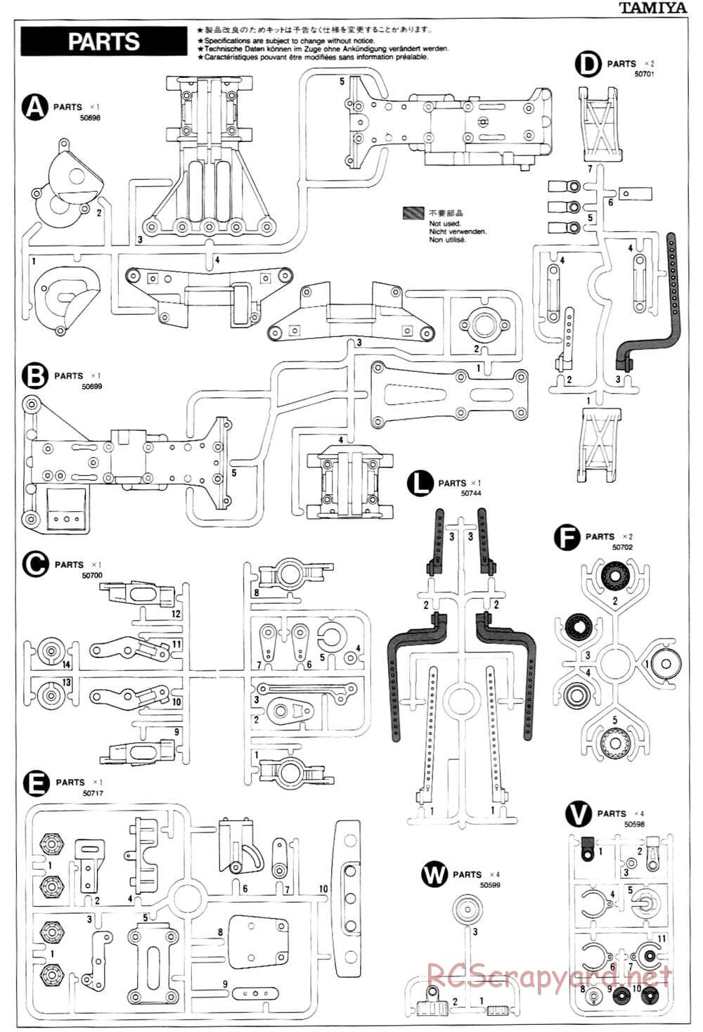 Tamiya - Toyota Corolla WRC - TA-03FS Chassis - Manual - Page 21