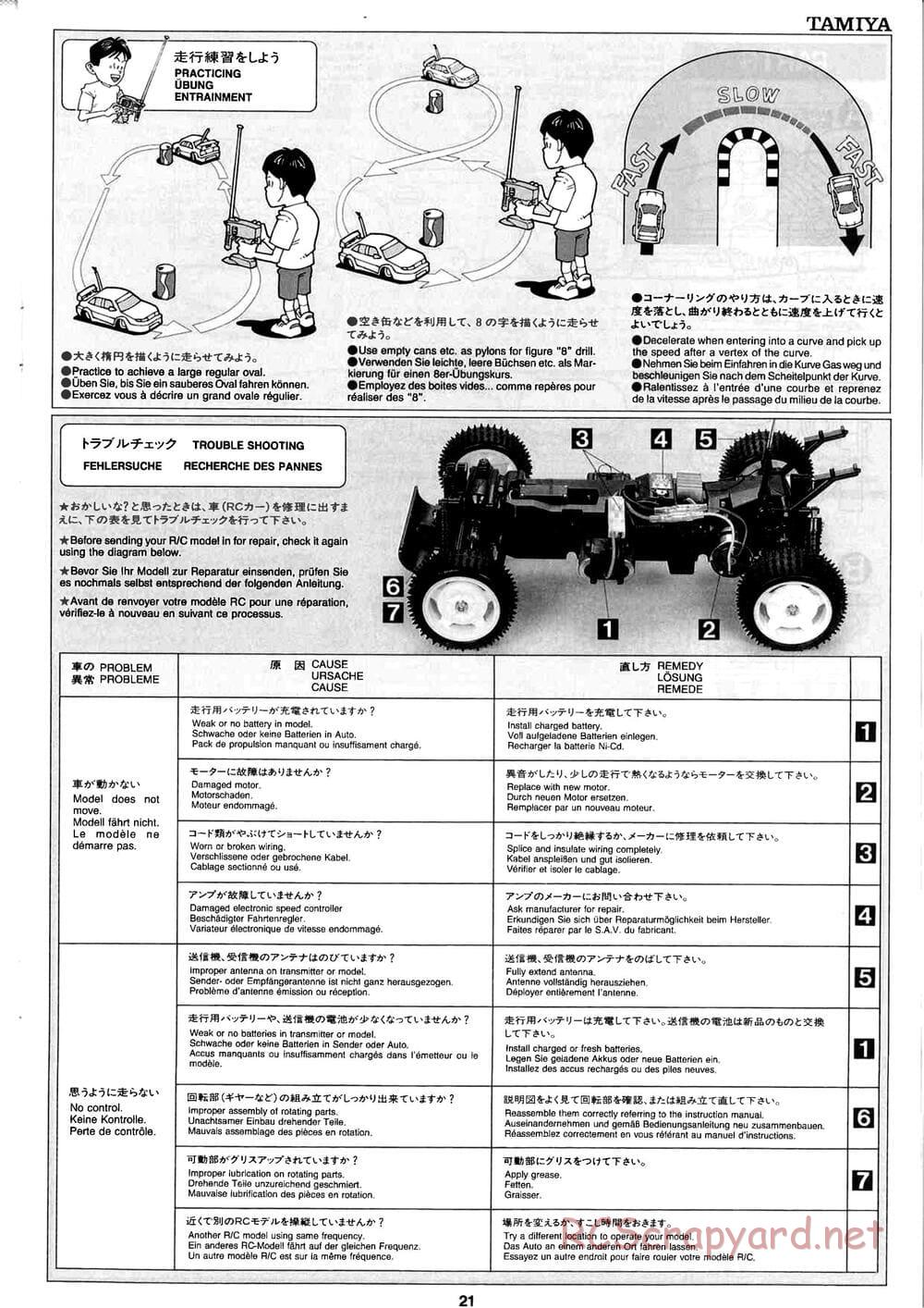 Tamiya - Baja Champ - TL-01B Chassis - Manual - Page 21