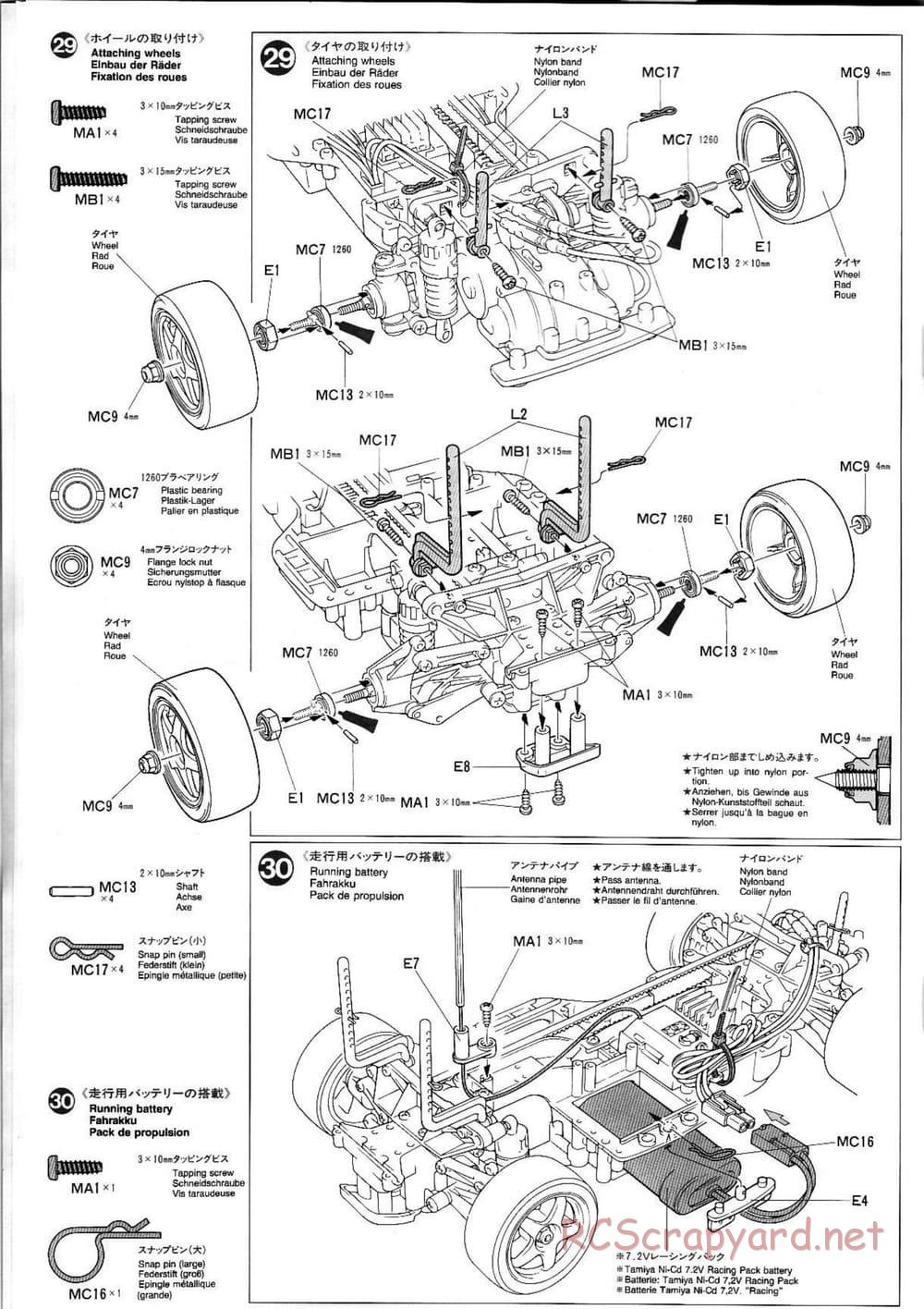 Tamiya - Mitsubishi Lancer Evolution V WRC - TA-03F Chassis - Manual - Page 16
