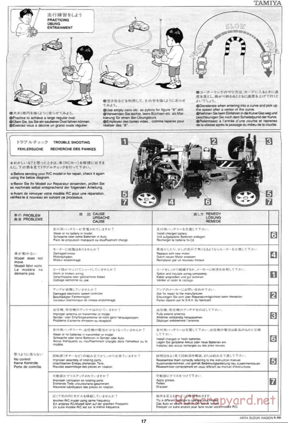 Tamiya - Suzuki WagonR-RR - M03 Chassis - Manual - Page 17