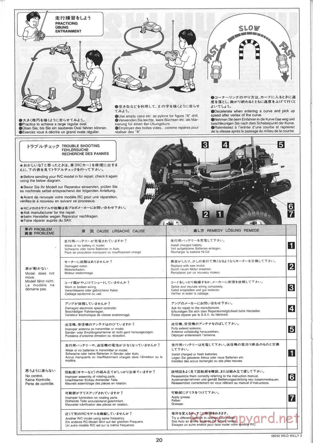 Tamiya - Wild Willy 2 - WR-02 Chassis - Manual - Page 20