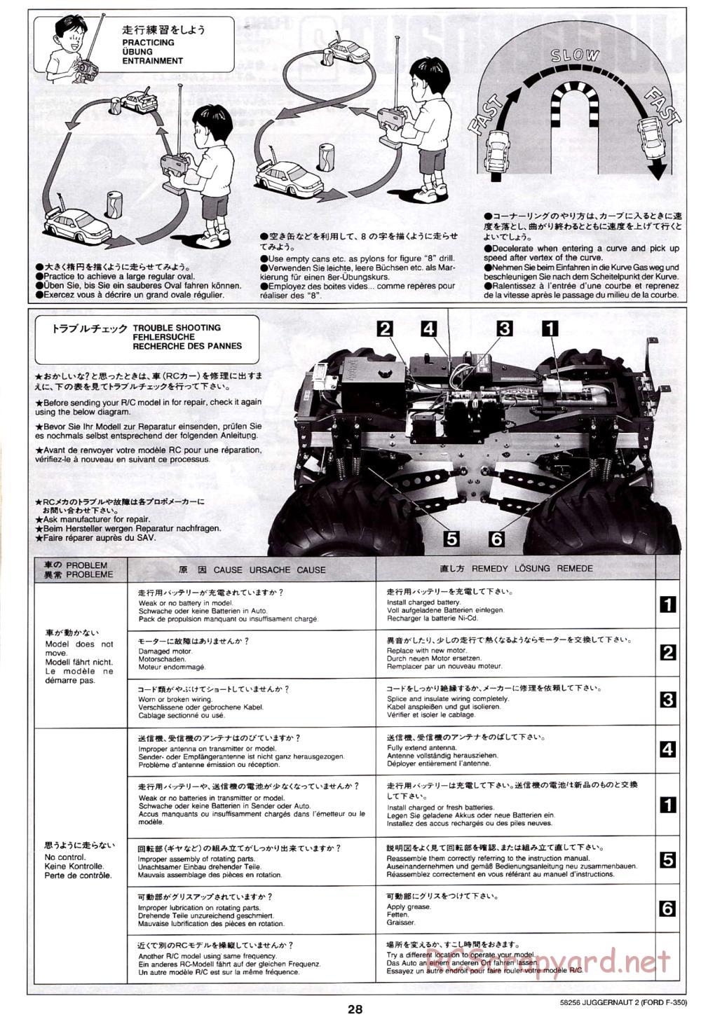 Tamiya - Juggernaut 2 Chassis - Manual - Page 28