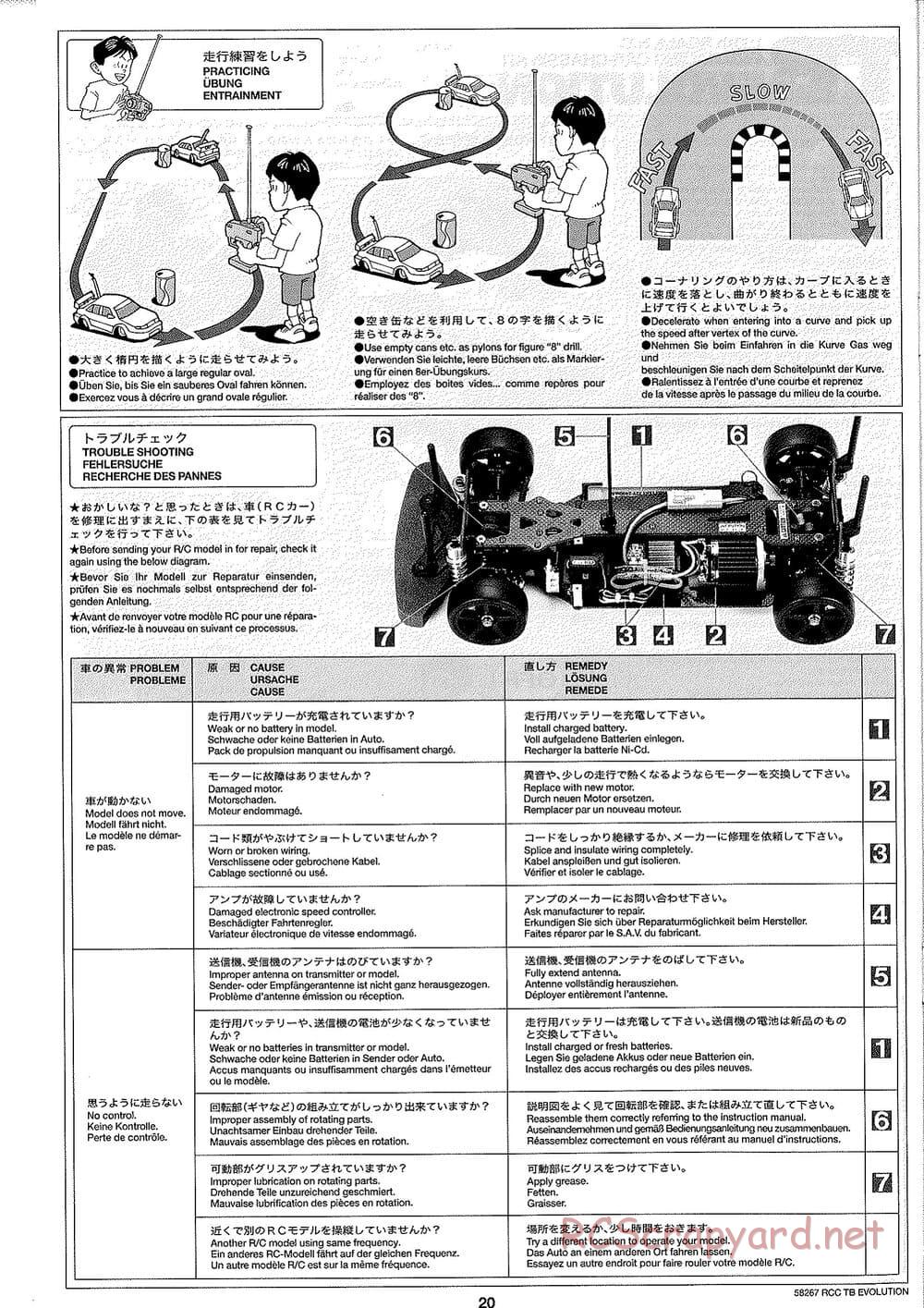 Tamiya - TB Evolution Chassis - Manual - Page 20