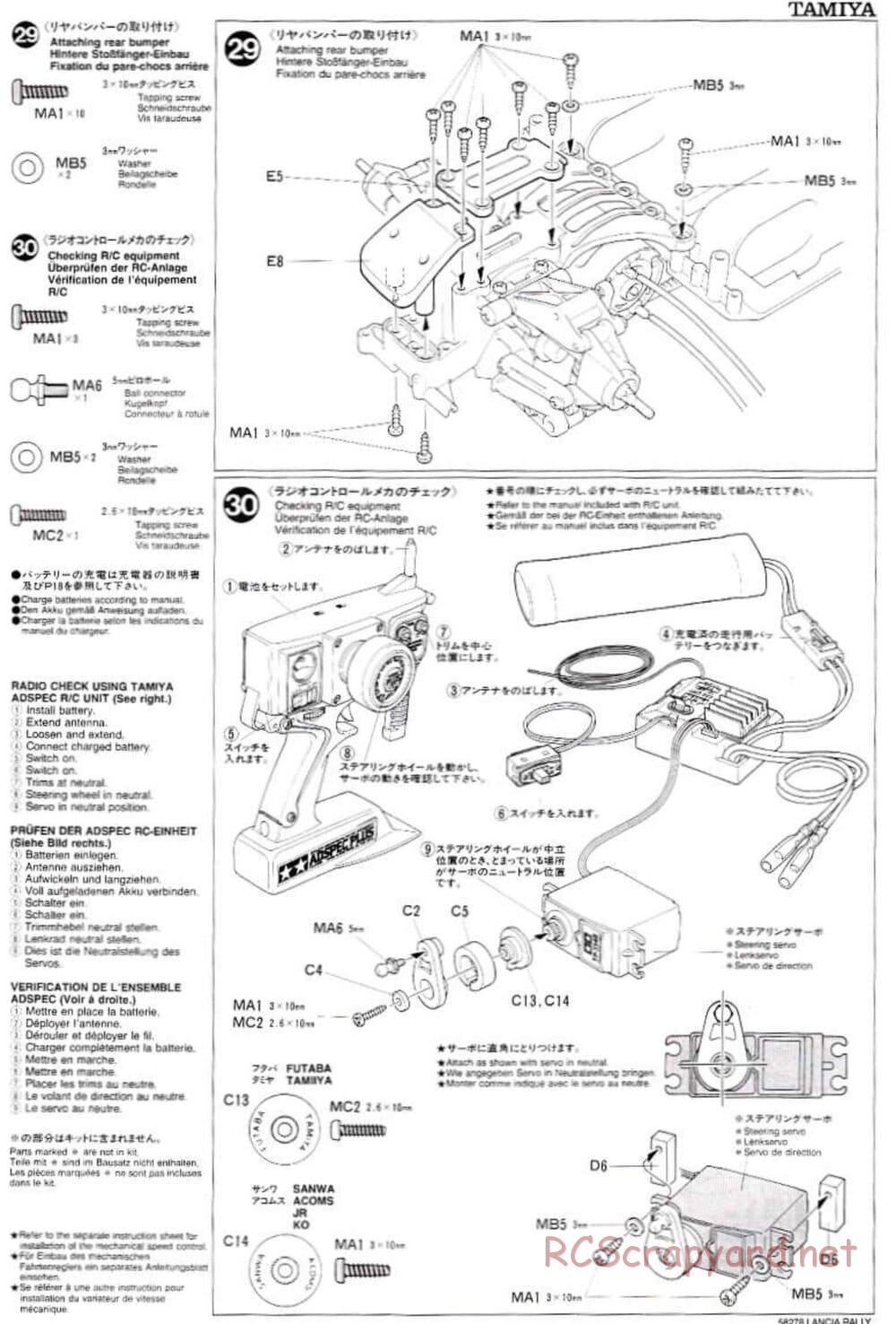 Tamiya - Lancia 037 Rally - TA-03RS Chassis - Manual - Page 15