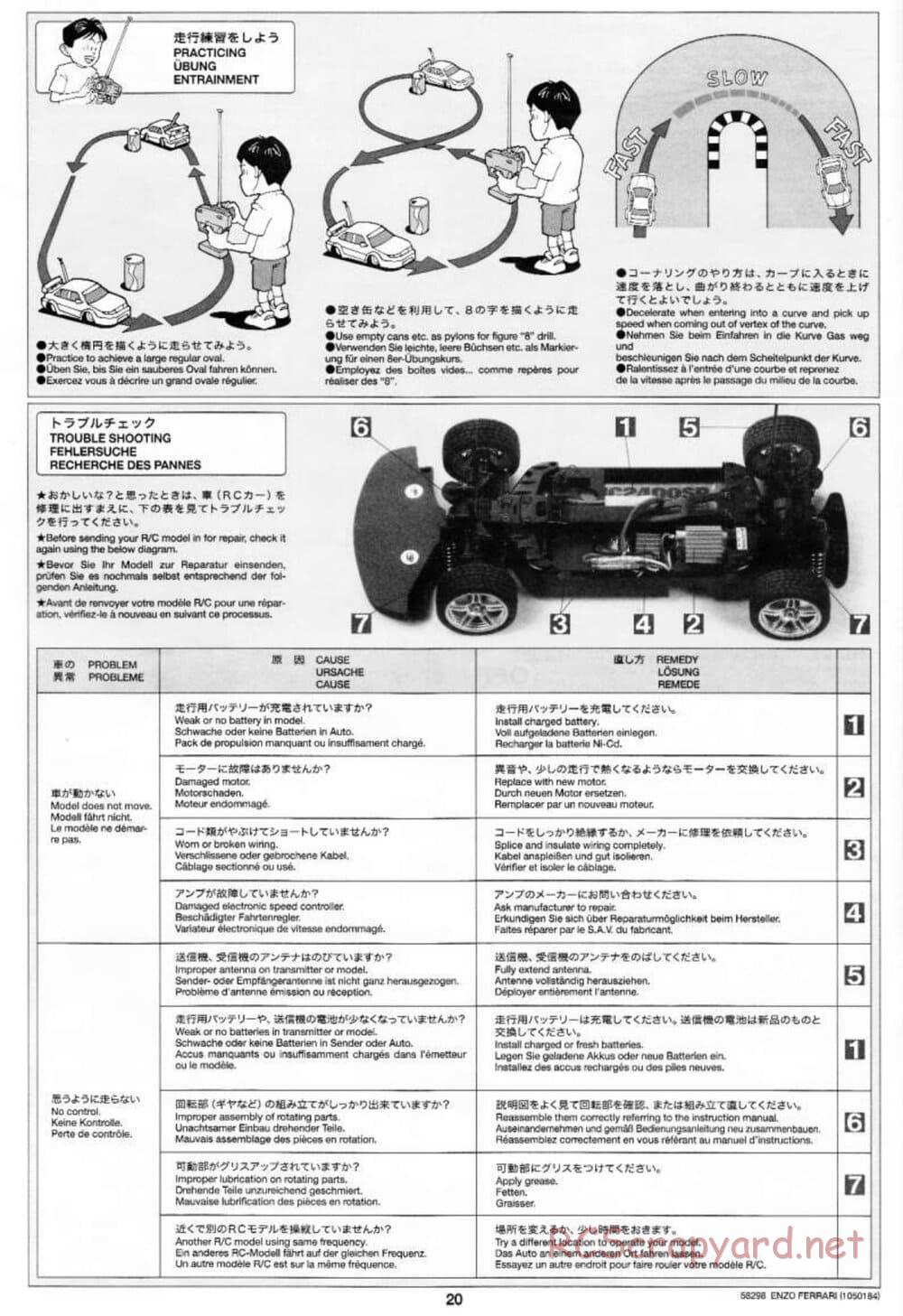 Tamiya - Enzo Ferrari - TB-01 Chassis - Manual - Page 20