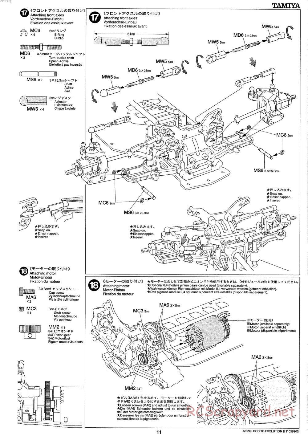Tamiya - TB Evolution III Chassis - Manual - Page 12