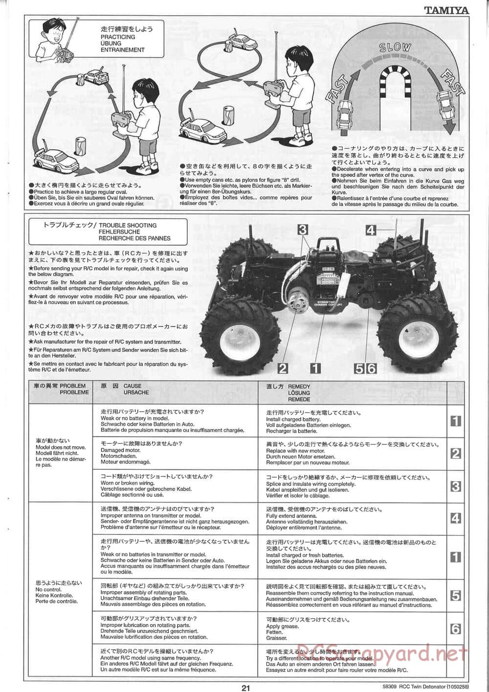 Tamiya - Twin Detonator - WR-01 Chassis - Manual - Page 21