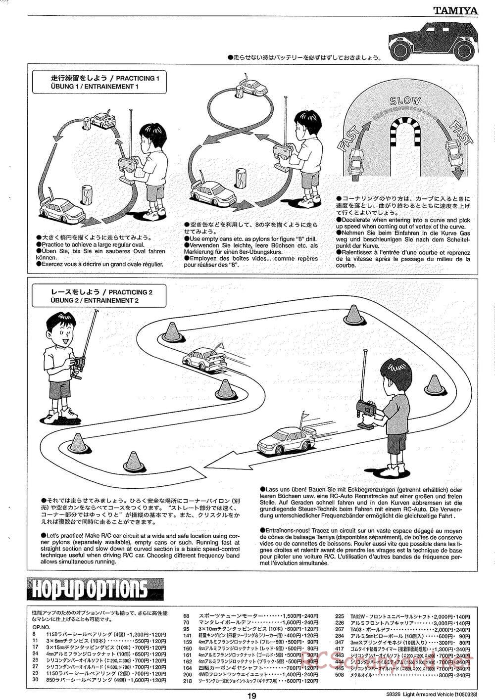 Tamiya - JGSDF Light Armored Vehicle - TA-01 Chassis - Manual - Page 19