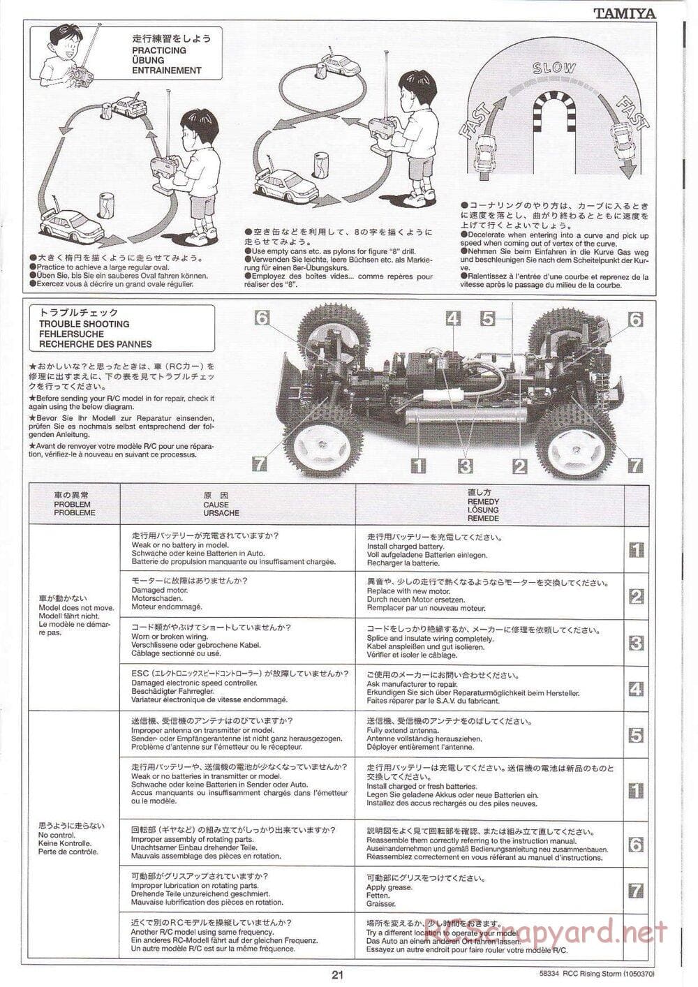 Tamiya - Rising Storm Chassis - Manual - Page 21