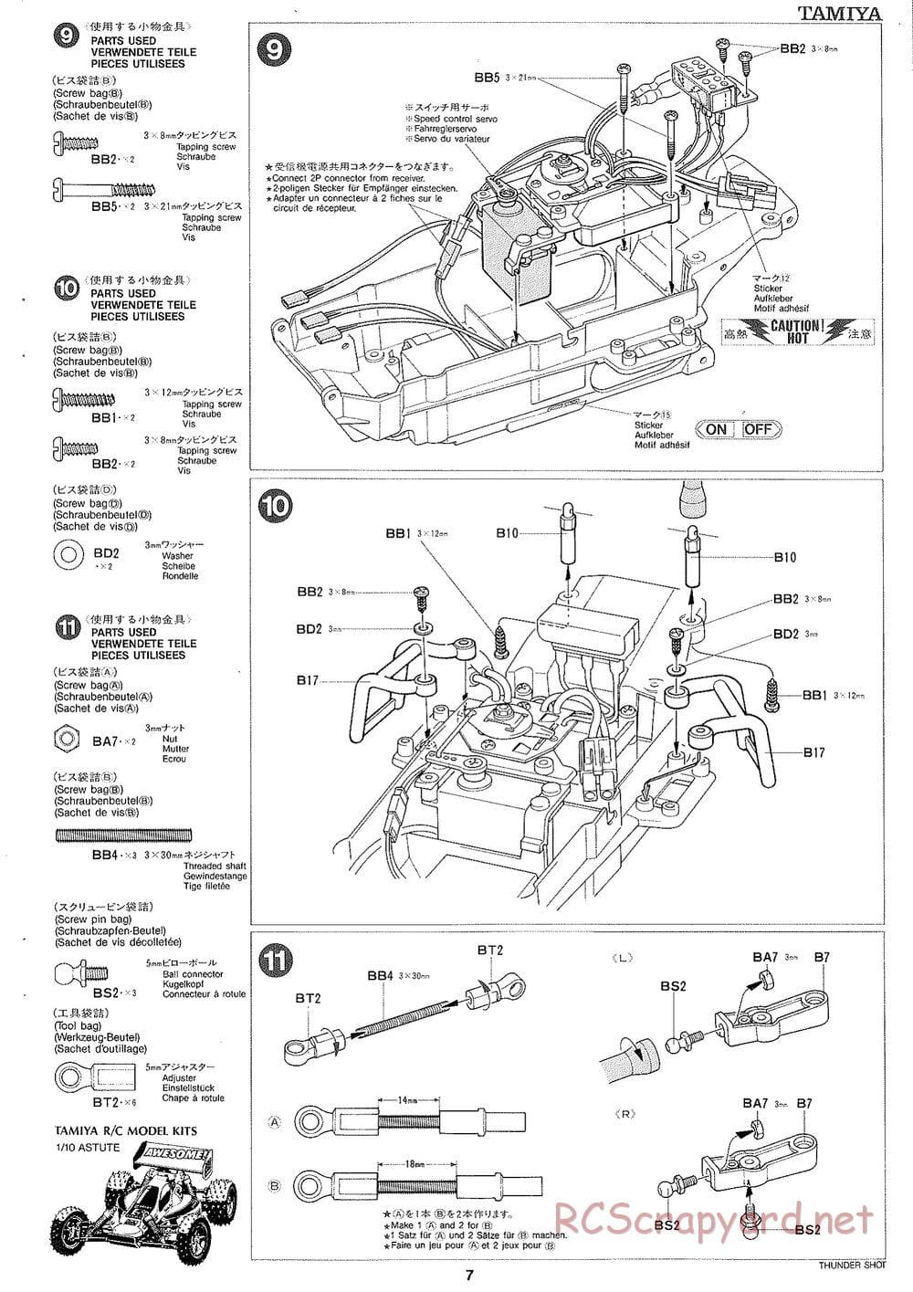 Tamiya - Thunder Shot - TS1 Chassis - Manual - Page 8