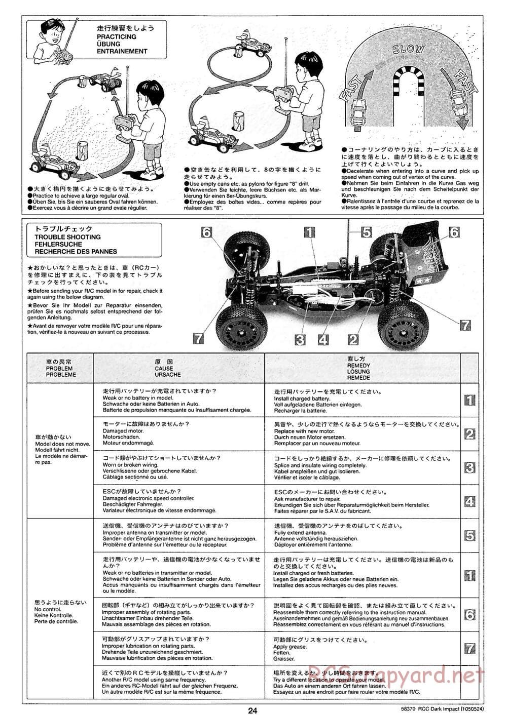 Tamiya - Dark Impact Chassis - Manual - Page 24