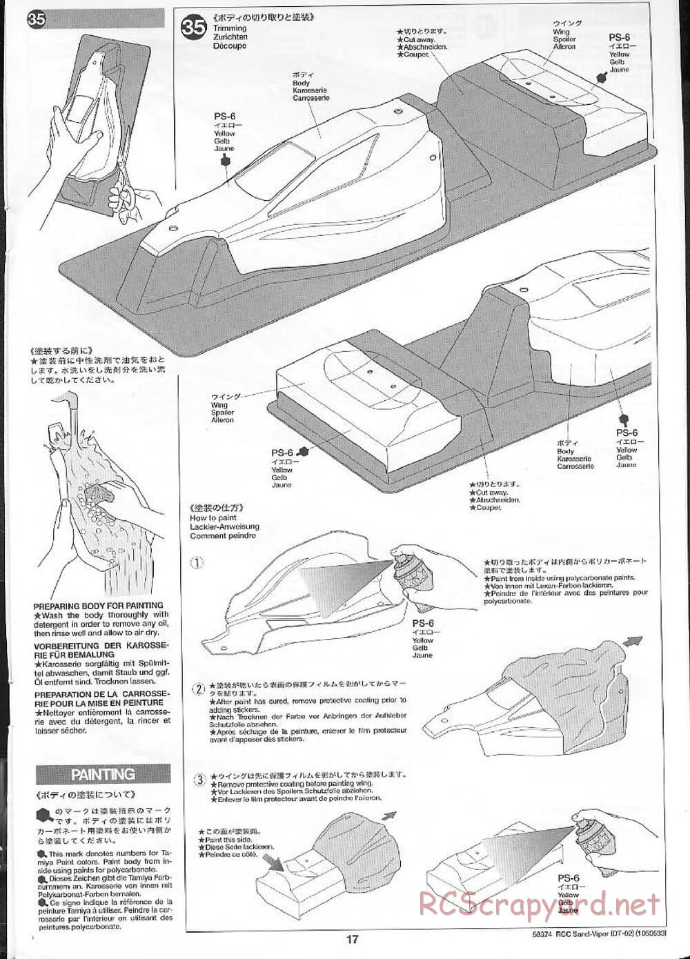 Tamiya - Sand Viper Chassis - Manual - Page 17