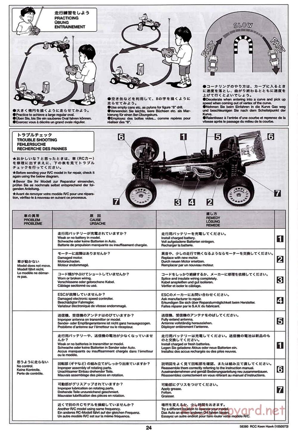 Tamiya - Keen Hawk Chassis - Manual - Page 24