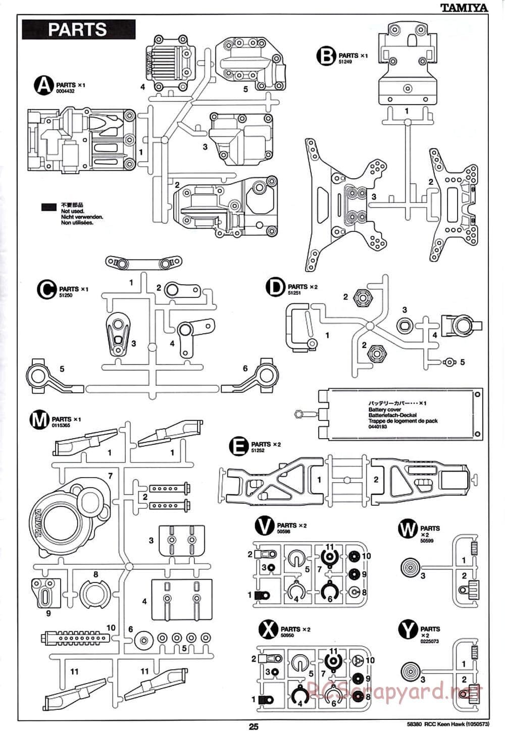 Tamiya - Keen Hawk Chassis - Manual - Page 25