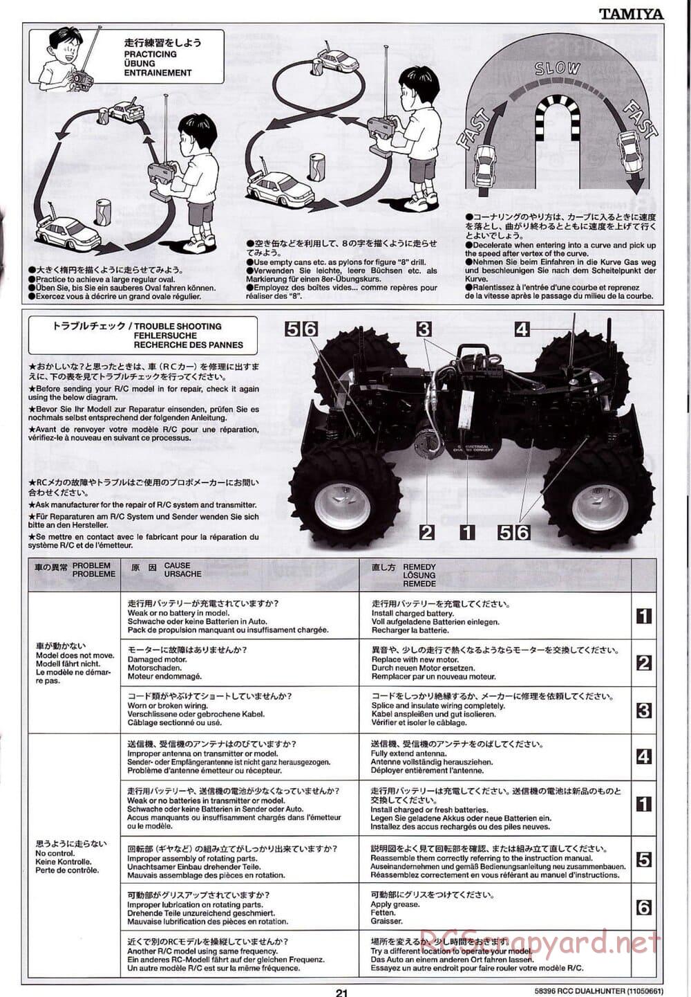 Tamiya - Dualhunter - WR-01 Chassis - Manual - Page 21