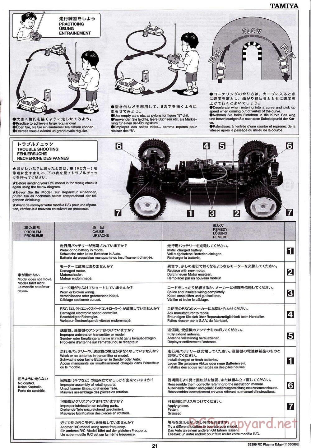 Tamiya - Plasma Edge Chassis - Manual - Page 21