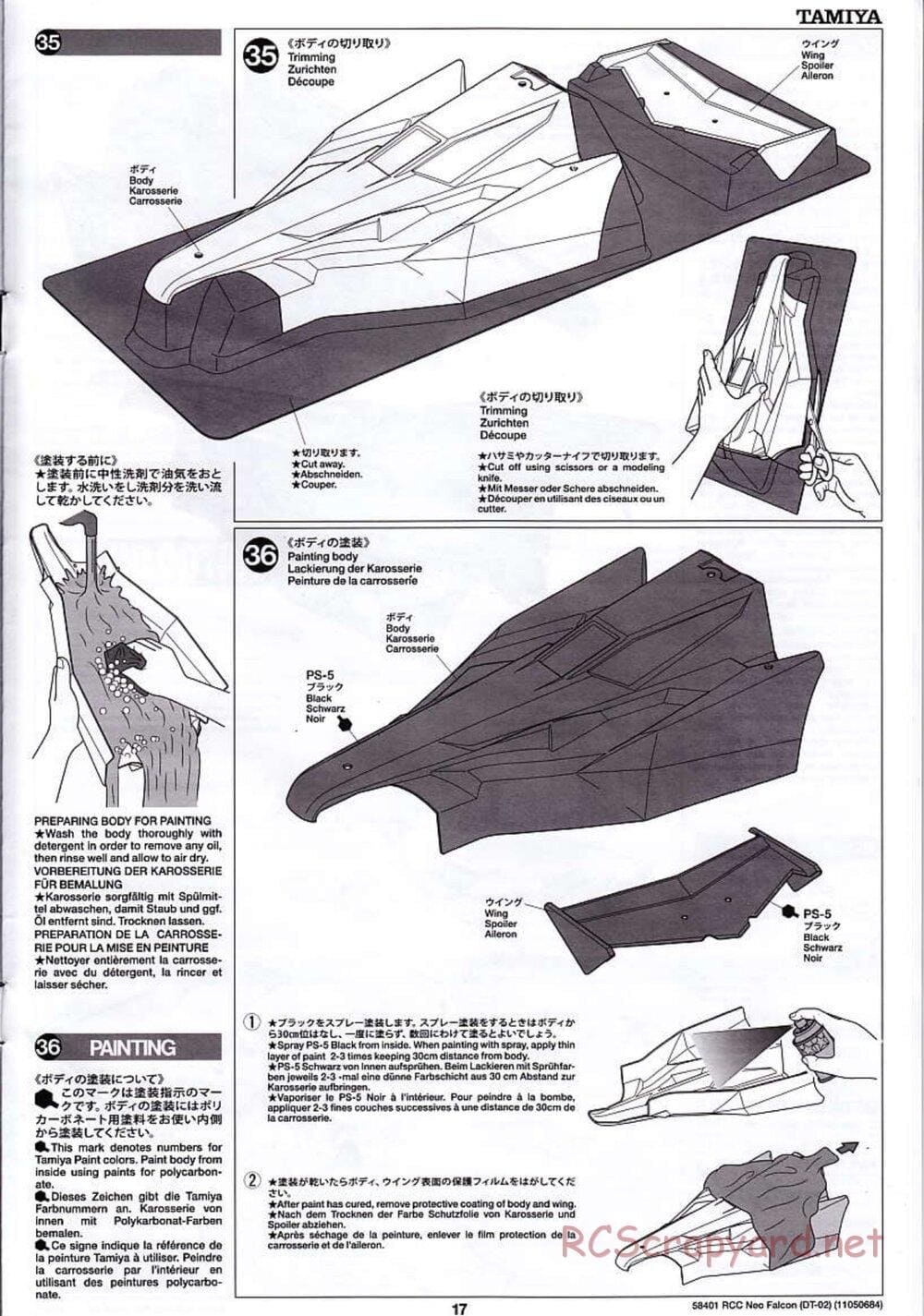 Tamiya - Neo Falcon Chassis - Manual - Page 17