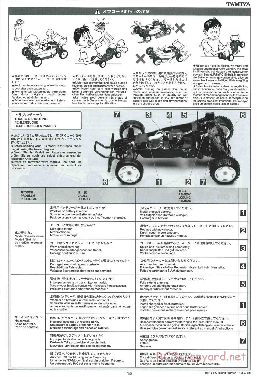 Tamiya - Rising Fighter Chassis - Manual - Page 15