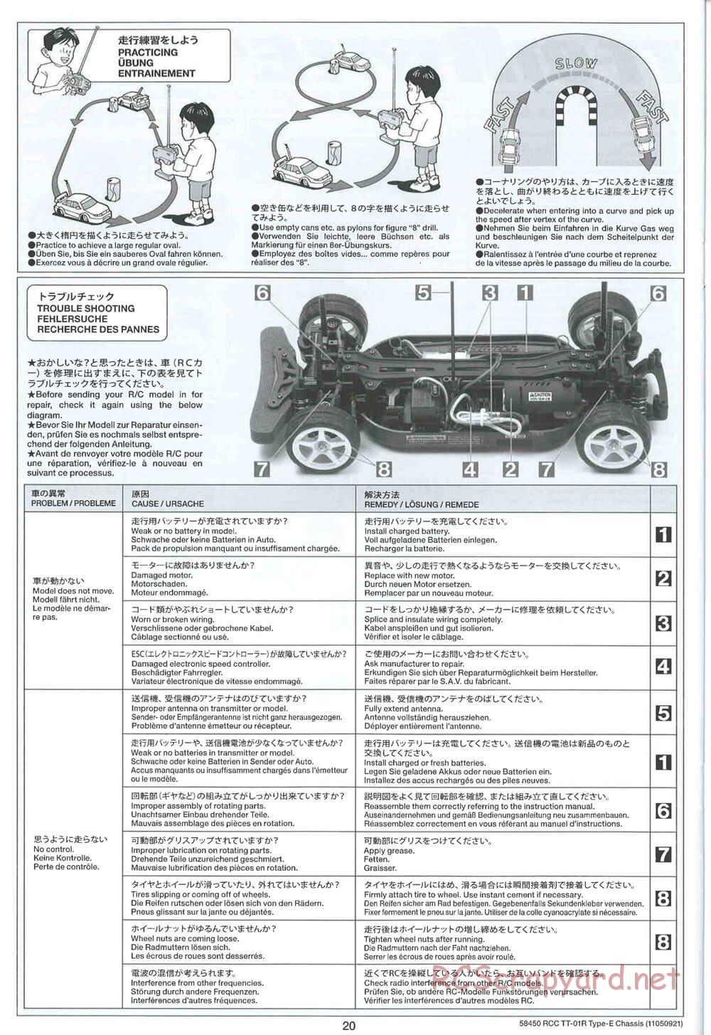 Tamiya - TT-01R Type-E Chassis - Manual - Page 20