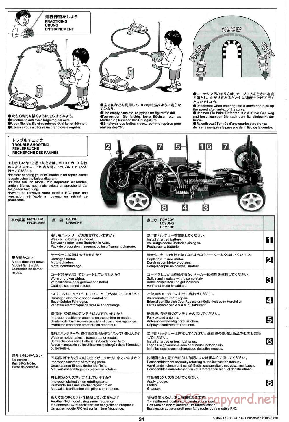 Tamiya - FF-03 Pro Chassis - Manual - Page 24