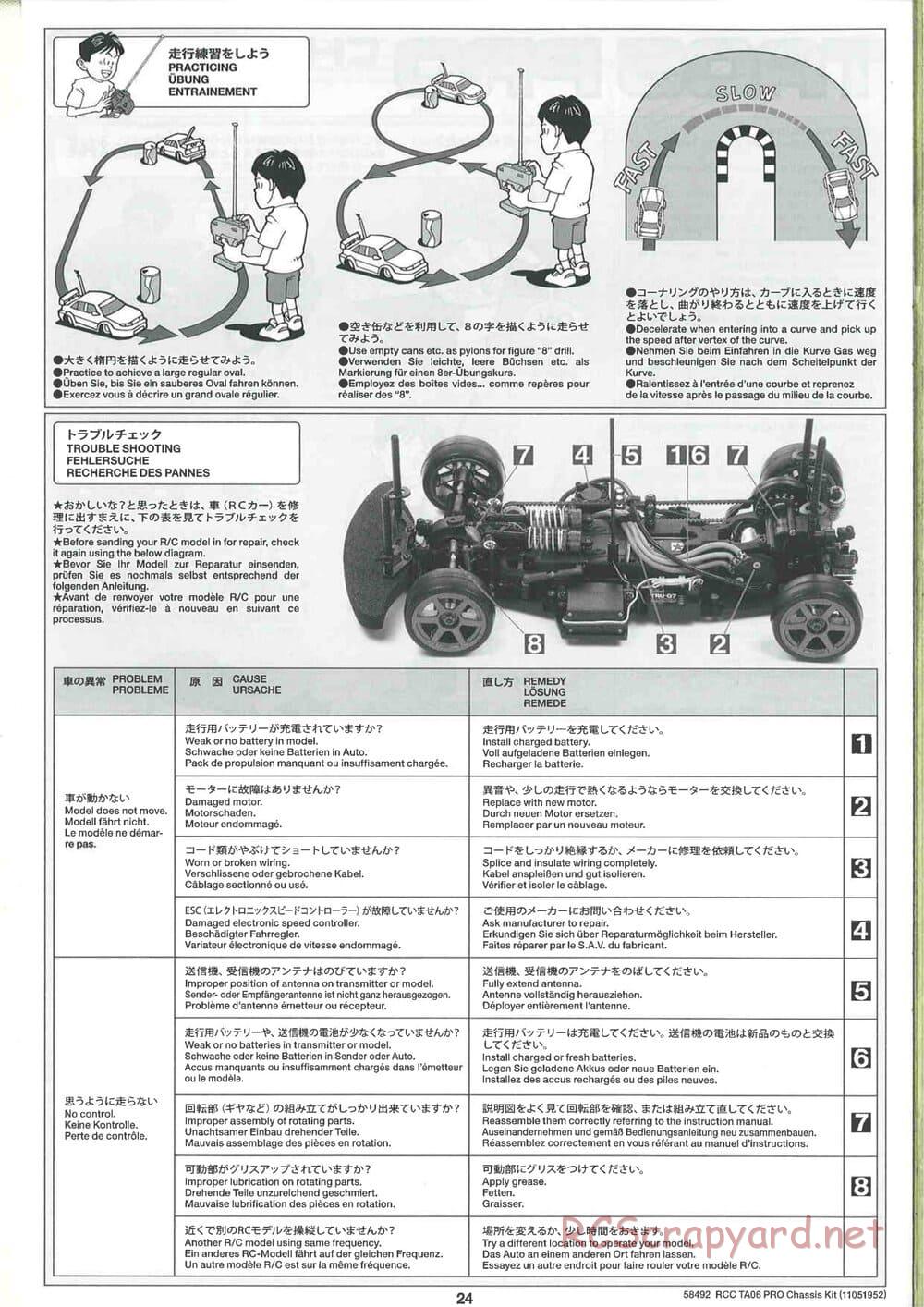 Tamiya - TA06 Pro Chassis - Manual - Page 24