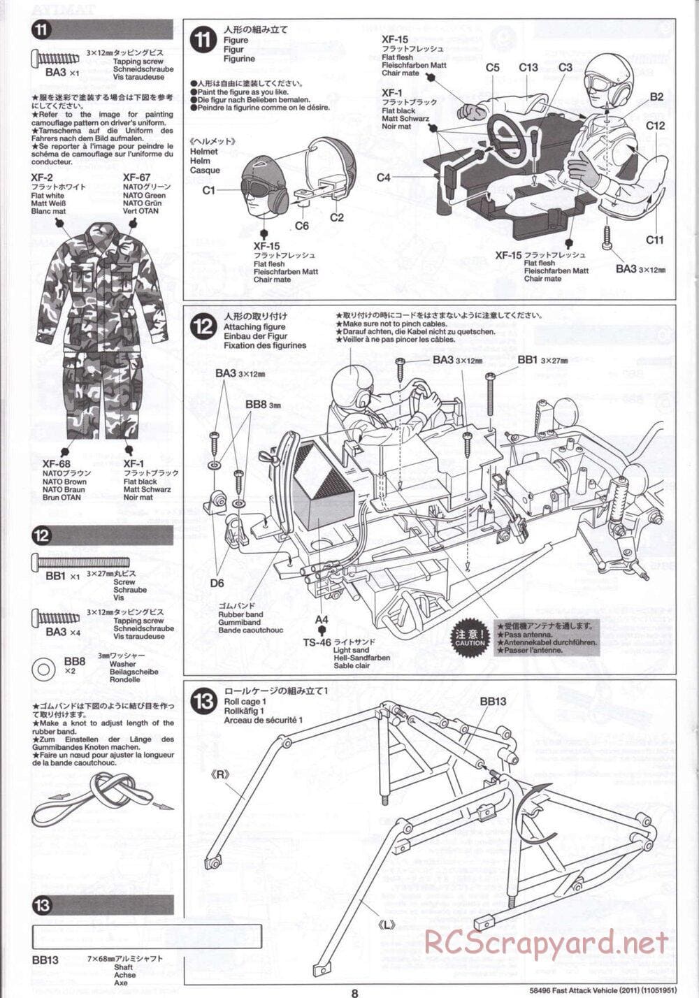 Tamiya - Fast Attack Vehicle 2011 - FAV Chassis - Manual - Page 8