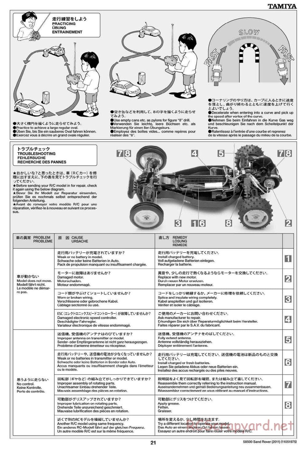 Tamiya - Sand Rover 2011 Chassis - Manual - Page 21