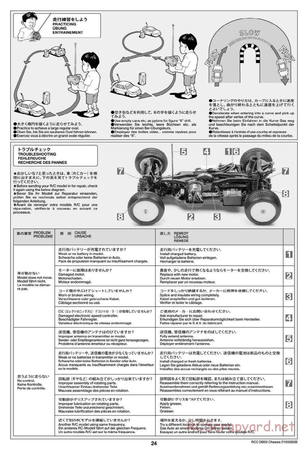 Tamiya - Leonis - DB-02 Chassis - Manual - Page 24