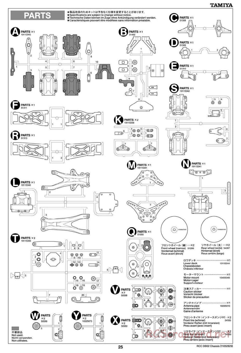 Tamiya - Leonis - DB-02 Chassis - Manual - Page 25