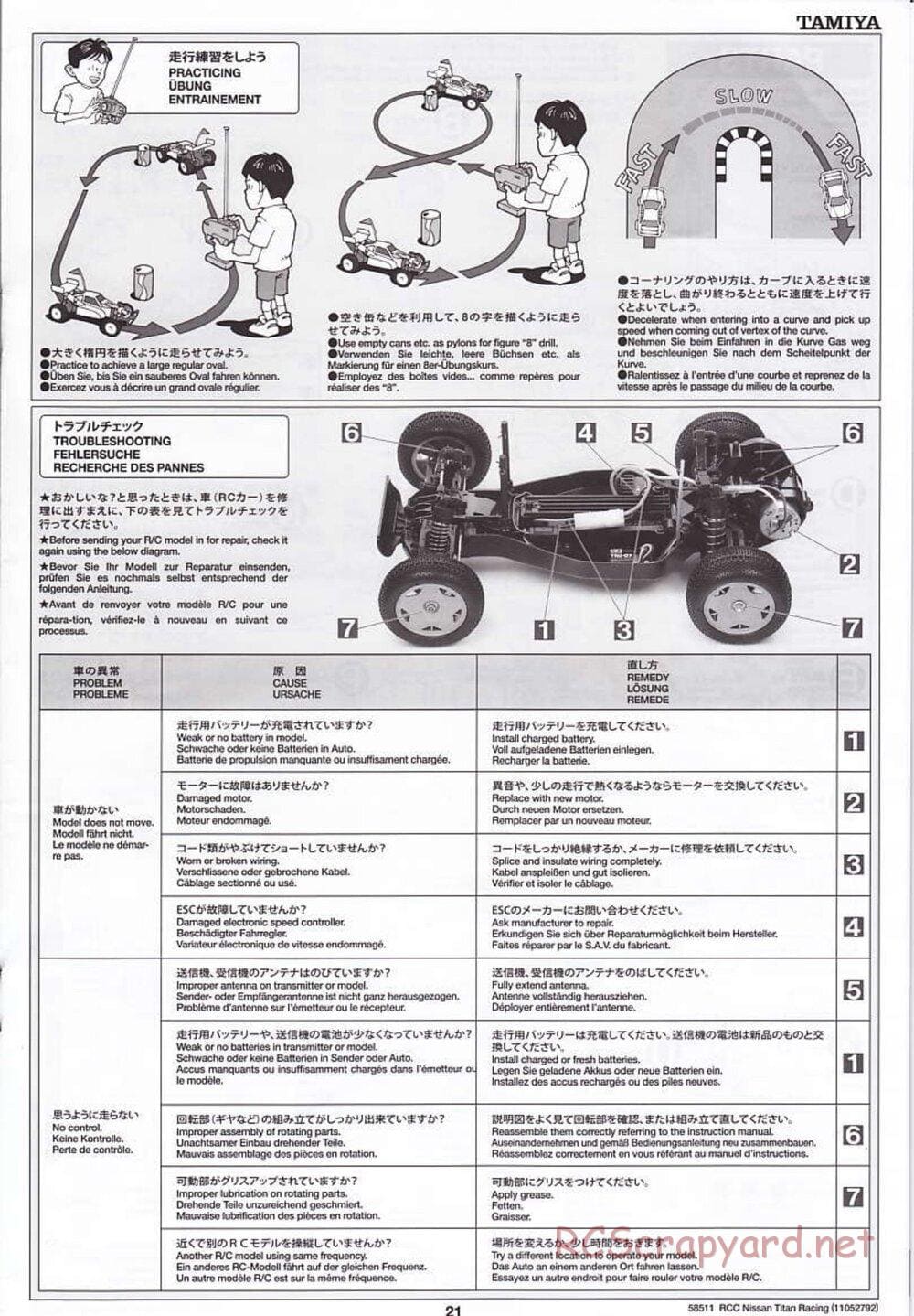 Tamiya - Nissan Titan Chassis - Manual - Page 21