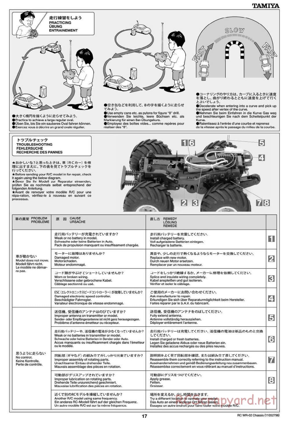 Tamiya - VW Type 2 Wheelie (T1) - WR-02 Chassis - Manual - Page 17