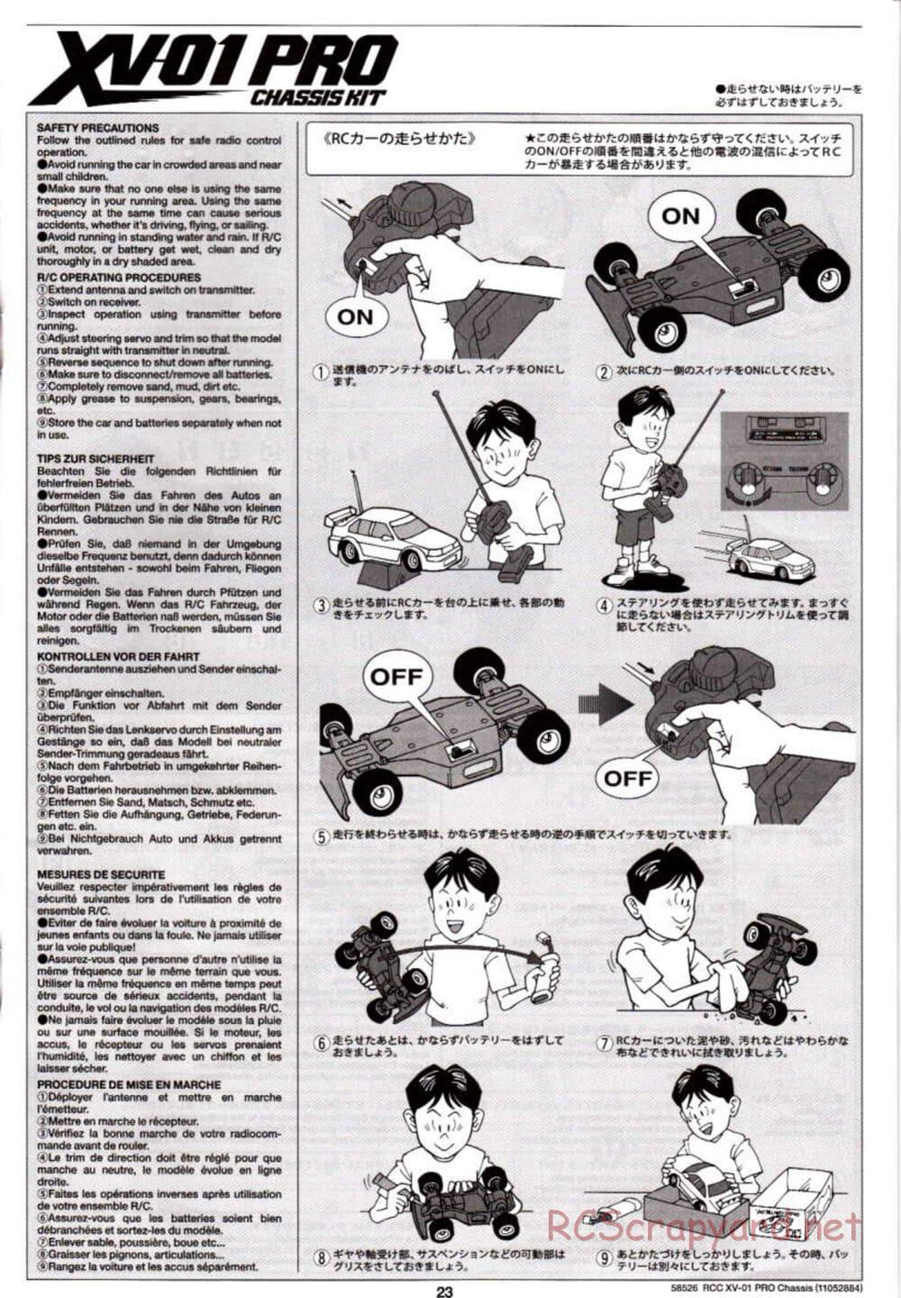 Tamiya - XV-01 PRO Chassis - Manual - Page 23