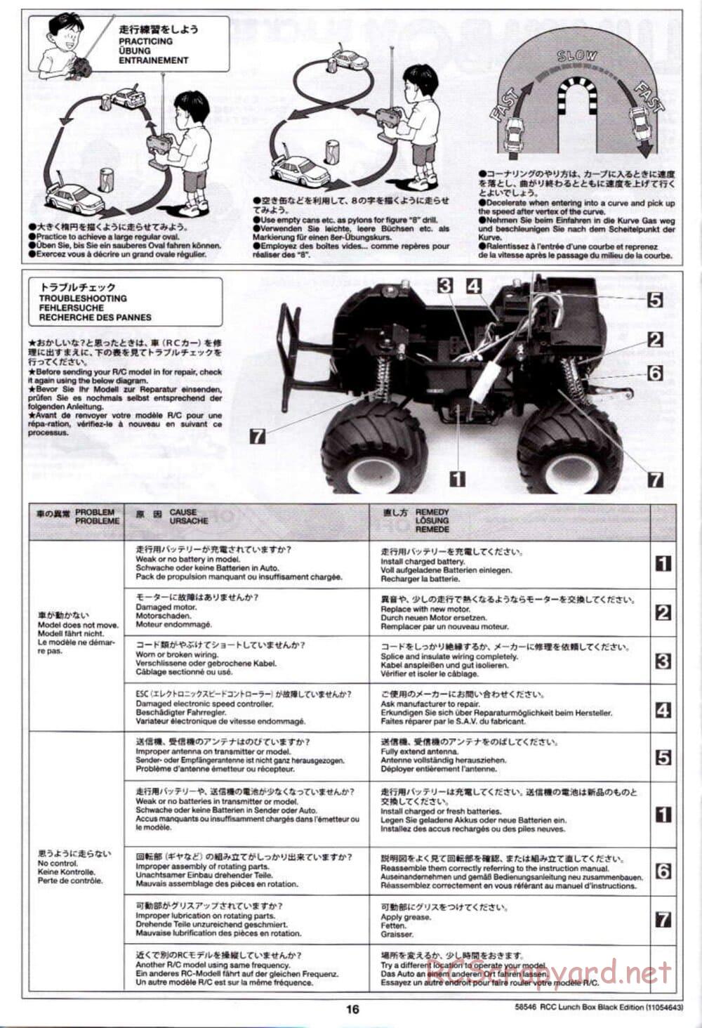 Tamiya - Lunch Box - Black Edition - CW-01 Chassis - Manual - Page 16