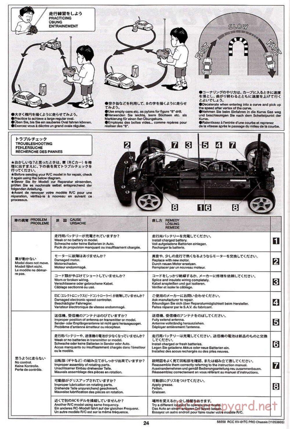 Tamiya - XV-01TC Chassis - Manual - Page 24