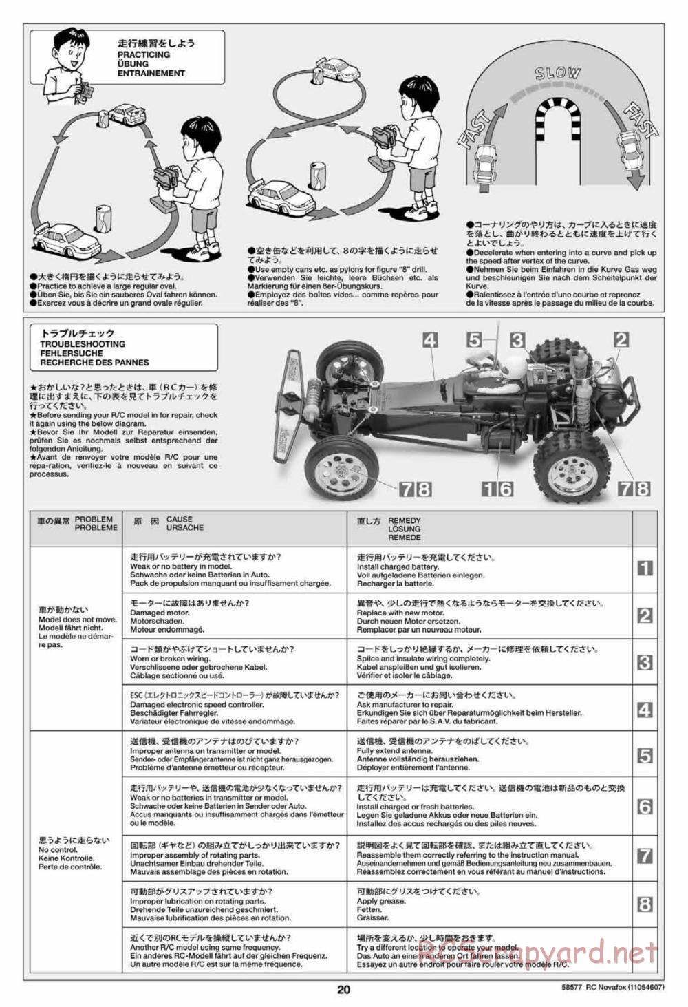 Tamiya - Novafox Chassis - Manual - Page 20