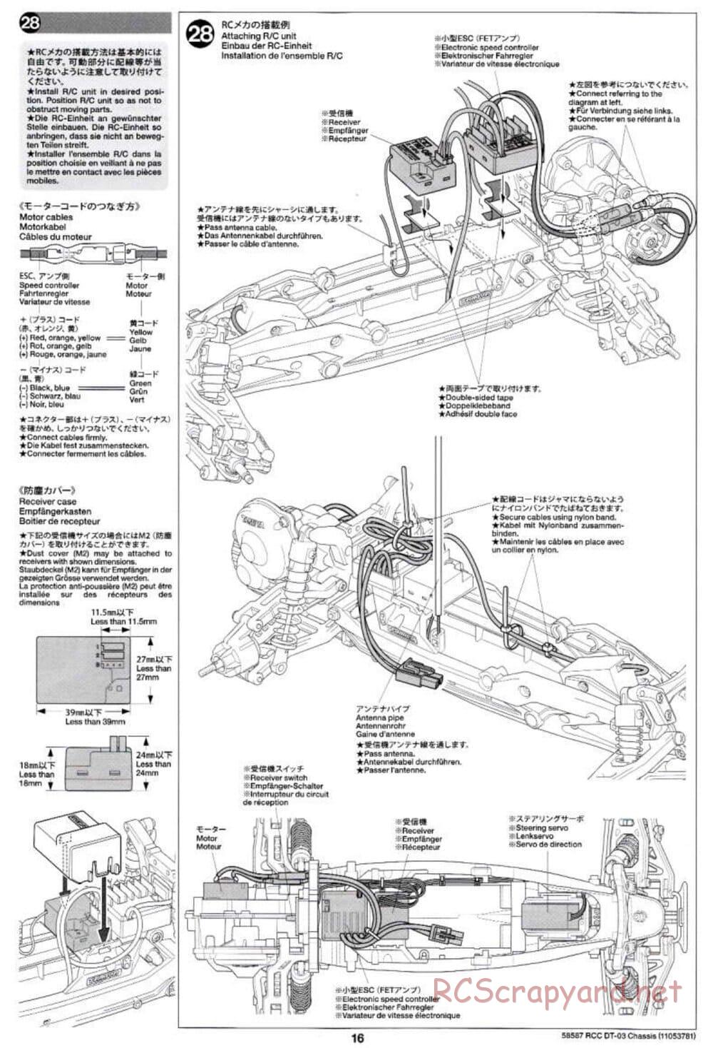 Tamiya - Neo Fighter Buggy Chassis - Manual - Page 16