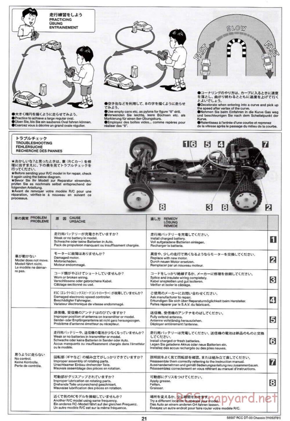 Tamiya - Neo Fighter Buggy Chassis - Manual - Page 21