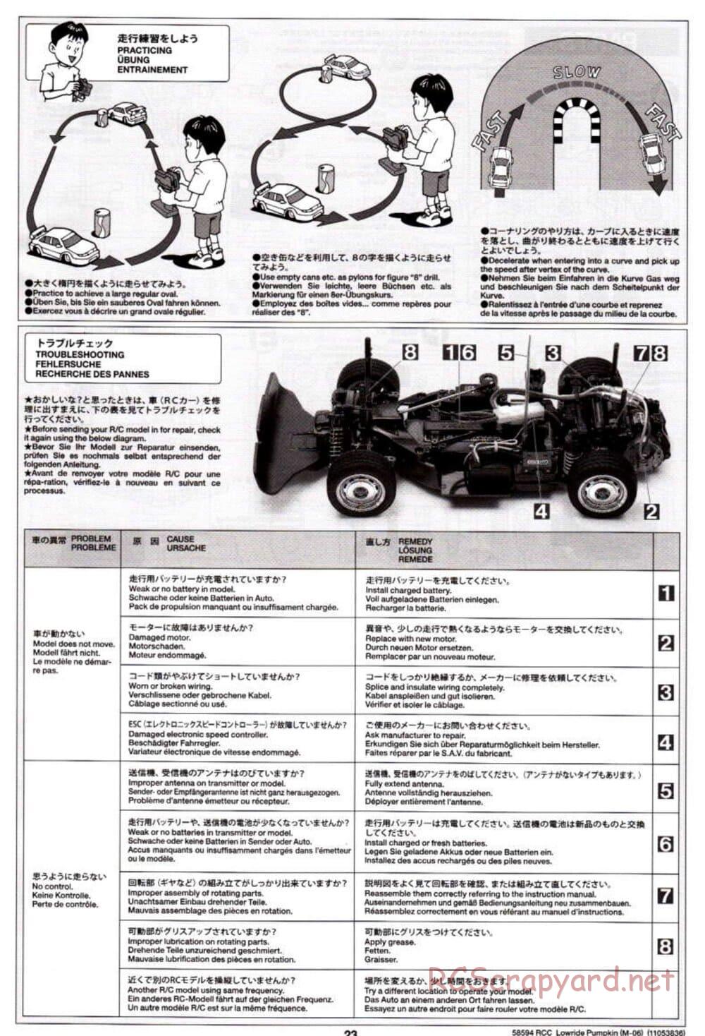Tamiya - Lowride Pumpkin - M-06 Chassis - Manual - Page 23