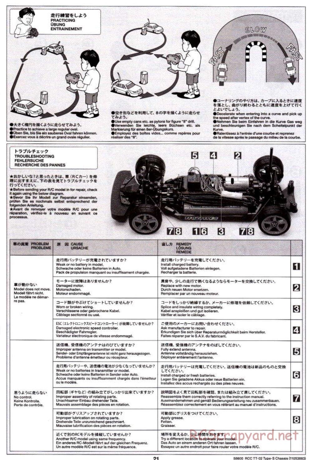 Tamiya - TT-02 Type-S Chassis - Manual - Page 21