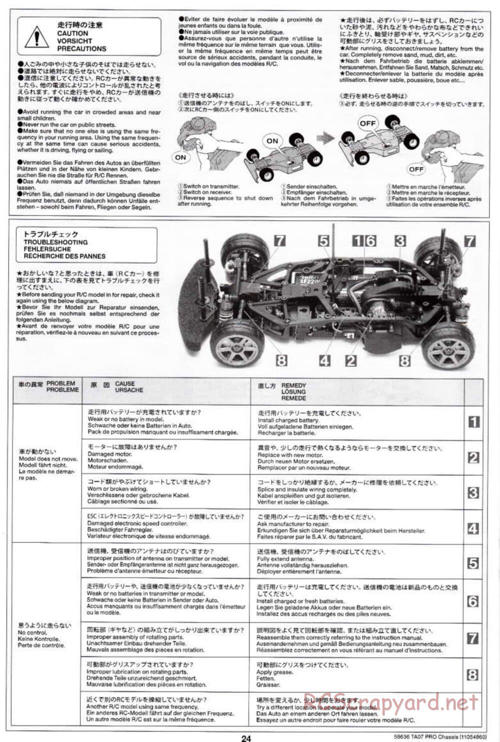 Tamiya - TA07 Pro Chassis - Manual - Page 24