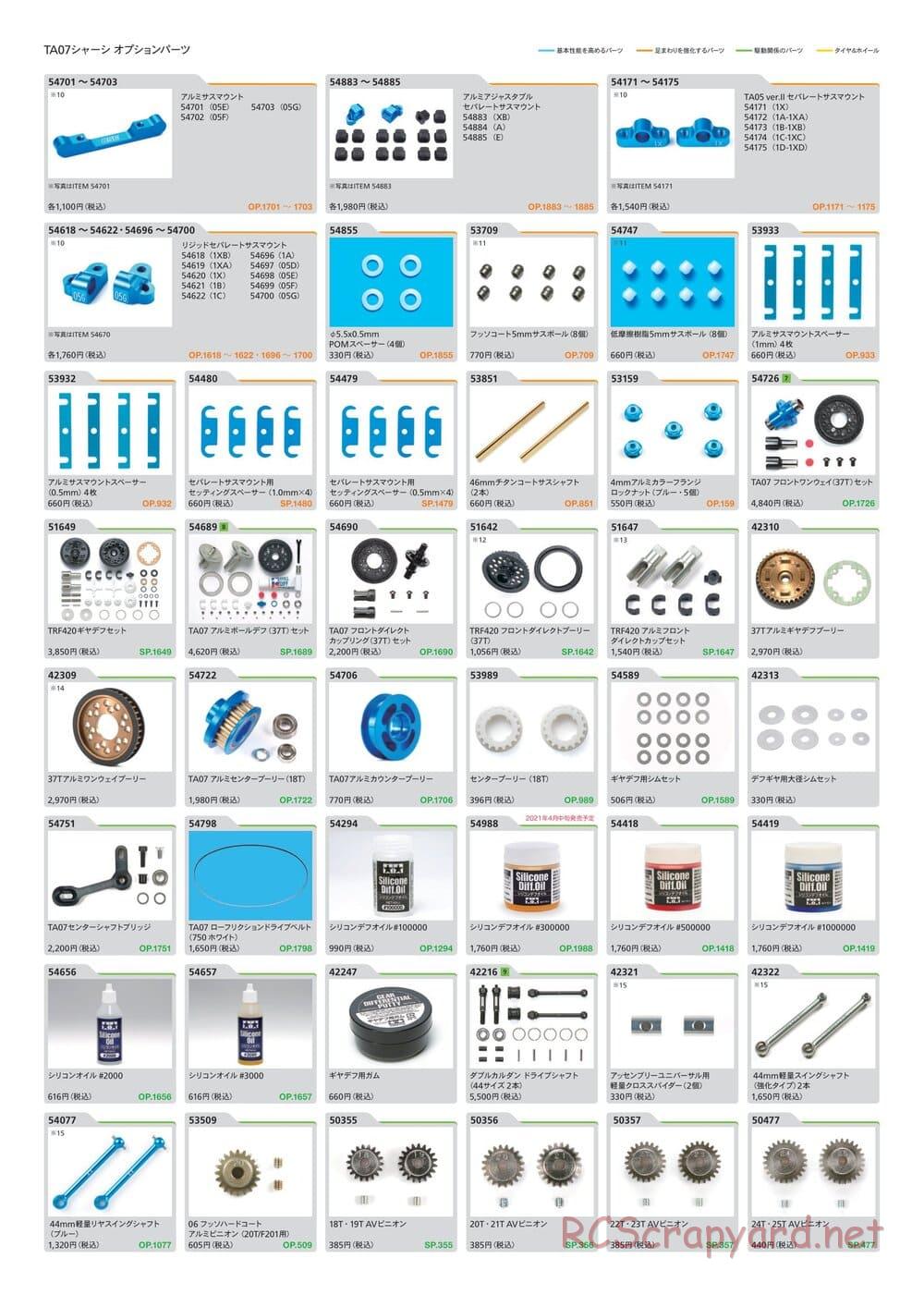 Tamiya - TA07 Pro Parts - Page 3