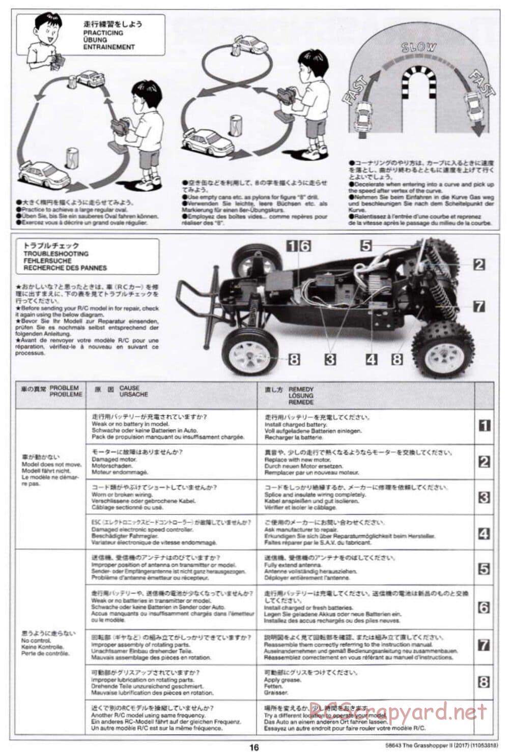Tamiya - The Grasshopper II (2017) - GH Chassis - Manual - Page 16