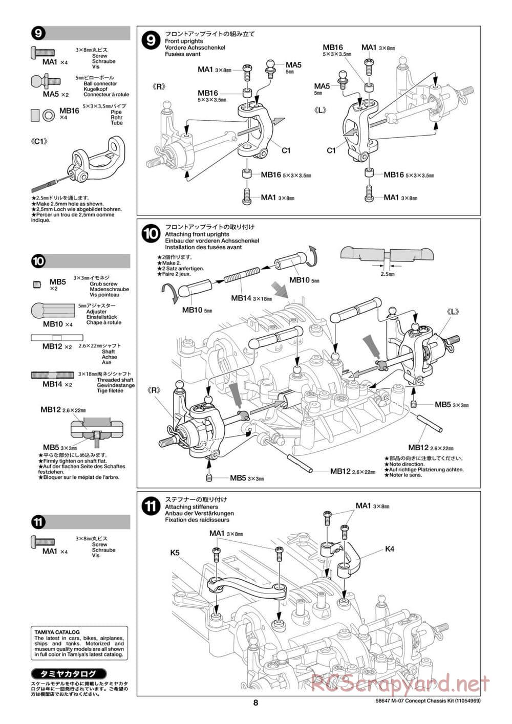 Tamiya - M-07 Concept Chassis - Manual - Page 8