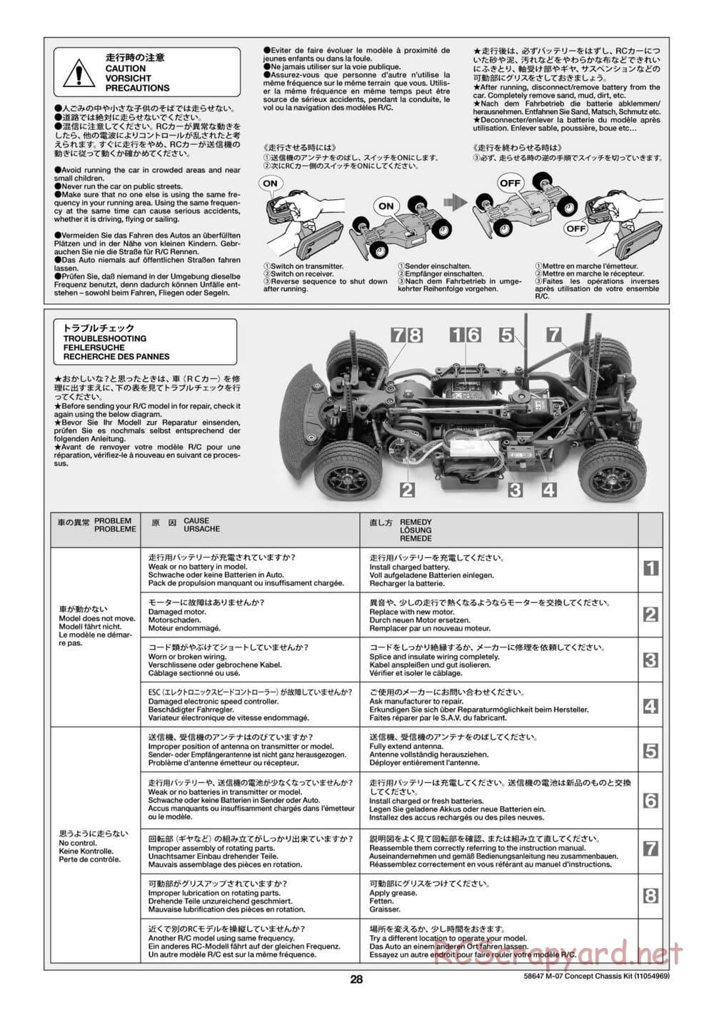 Tamiya - M-07 Concept Chassis - Manual - Page 28